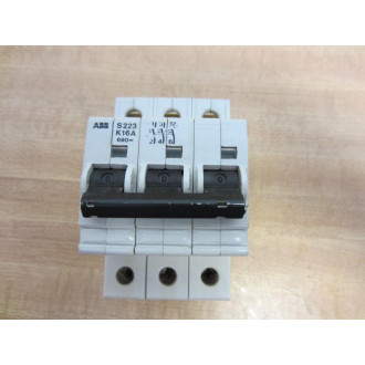 ABB S223-K16A 16A Circuit Breaker S223K16A - Used