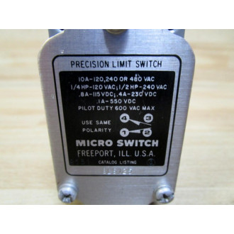 Micro Switch 8LS125 Limit Switch - Used