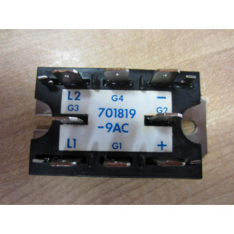 Reliance Electric 701819-9AW 7018199AW Power Cube 701819-9AC - Used