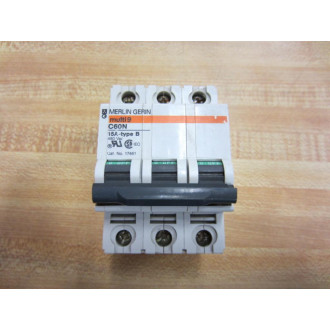 Merlin Gerin 17461 Square D Breaker 15A MG17461 Schneider - Used