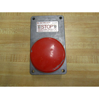 Joslyn Clark 5A2N Palm Push Button Stop Red - Used