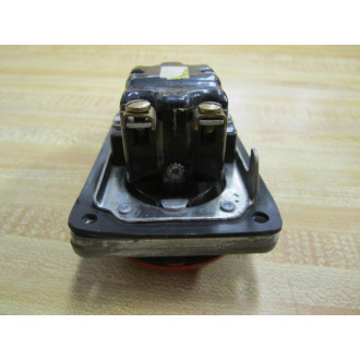 Joslyn Clark 5A2N Palm Push Button Stop Red - Used