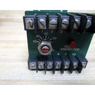 MC Technologies PS-111 Zero Speed Switch PS111 Green Chipped Terminal Strips - Used