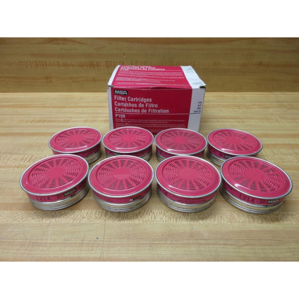 MSA 815175 Respirator Filter Cartridge 814922 (Pack of 8)