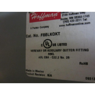 Hoffman F66LKOKT Counterclockwise Section 19860