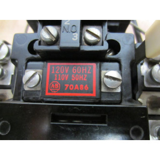 Allen Bradley 709-AOB103 Starter 709AOB103 Broken Contact Dividers - Used