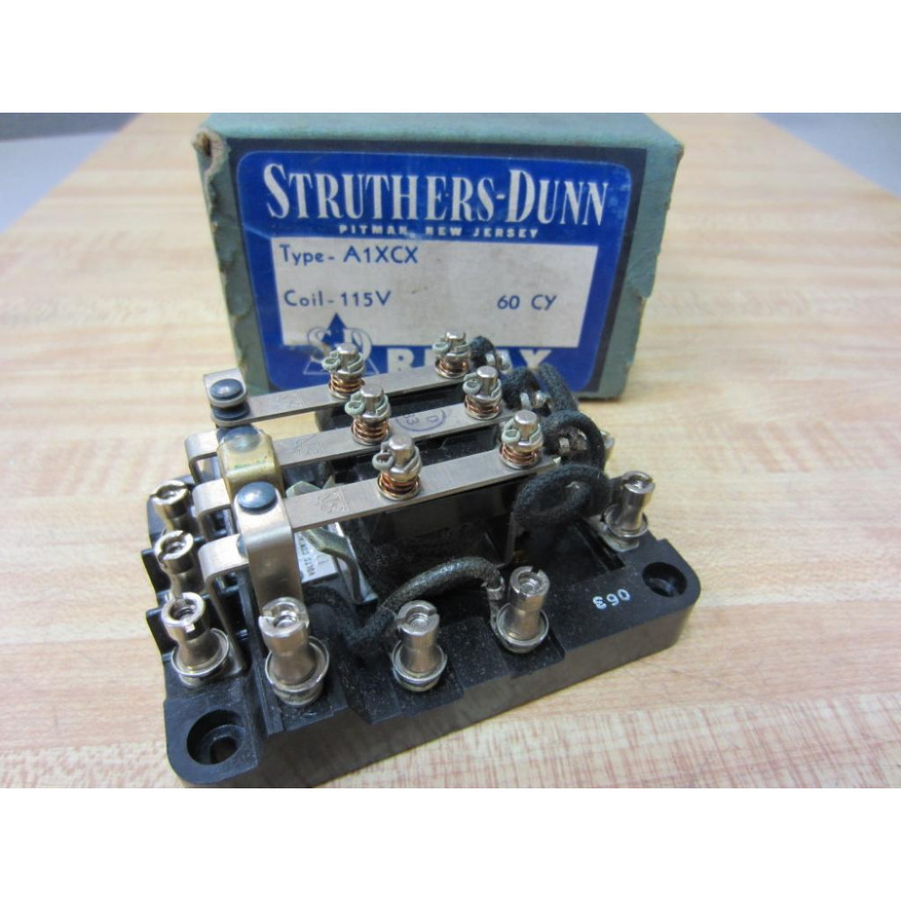 Struthers Dunn A1XCX 115VAC Relay 115VAC 60 CY 6AMP
