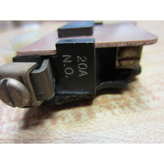 Danaher 447-9020 Joslyn ClarkWard Leonard Contact 76624-L Chipped - Used