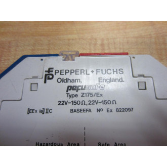 Pepperl + Fuchs 822097 Zener Barrier Z175EX Z175EX - New No Box