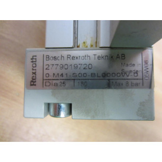 Rexroth Bosch Group 2779019720 0-M41-S00-BL0000W-0 Cylinder - Used