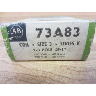 Allen Bradley 73A83 Coil 220240V 5060Hz Size 3 Series K