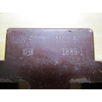 Cutler Hammer 9-1889-1 Eaton Coil 918891 Tested Brown - Used