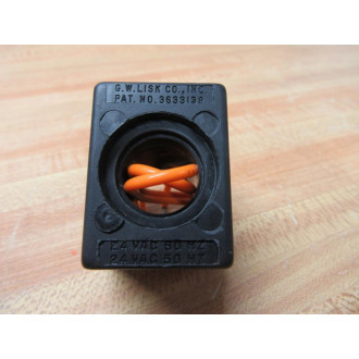 G.W. Lisk 3633139 Coil Orange Wires 1" OD 1-1116" ID 24VAC - New No Box