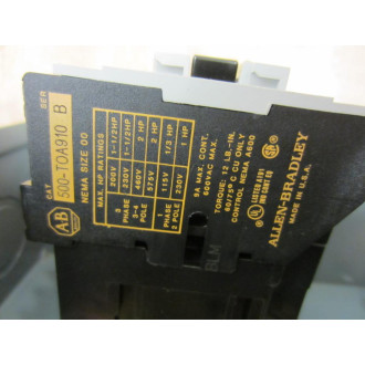 Allen Bradley 500-TAA910 500TAA910 AC Contactor Series B