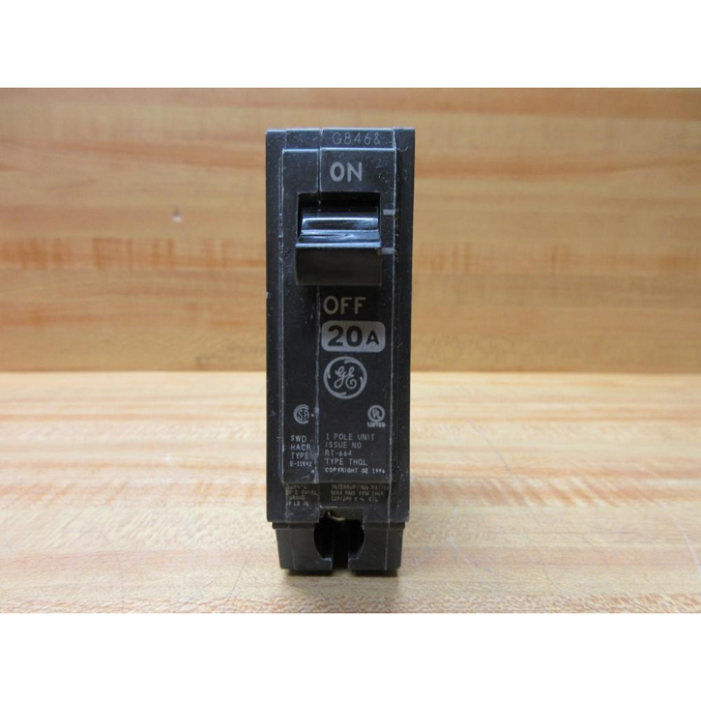 General Electric THQL120 GE Circuit Breaker 20Amp GE (Pack of 2) - New No Box