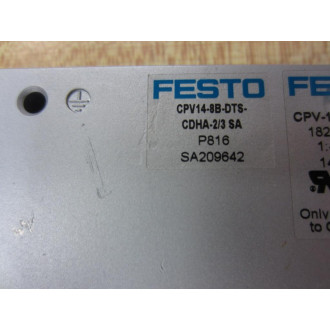 Festo CPV-14-VI Pneumatic Manifold CPV14VI - Used
