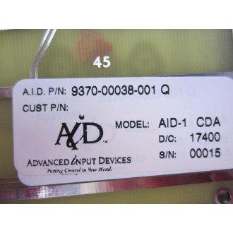 Advanced Input Devices 9370-00038-001 Keyboard Interface AID-1 - Used