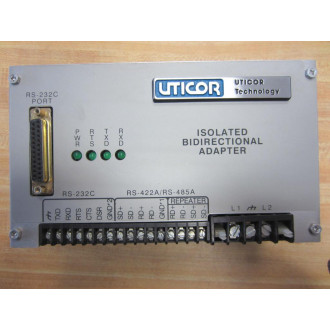 Uticor 76535 Isolated Bidirectional Adapter RS-232C RS-422ARS-485A Rev A - Used