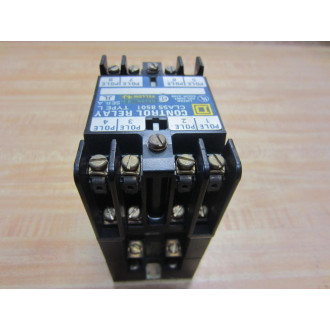 Square D 8501-LO-80 Relay 8501-L0-80 (6) N.O. 110120V - Used