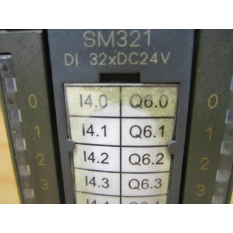 Siemens 6ES7321-1BL00-0AA0 Input Module E-Stand: 01 - Used