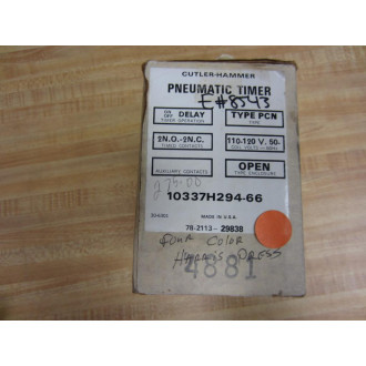 Cutler Hammer 10337H294-66 Timer 10337H29466