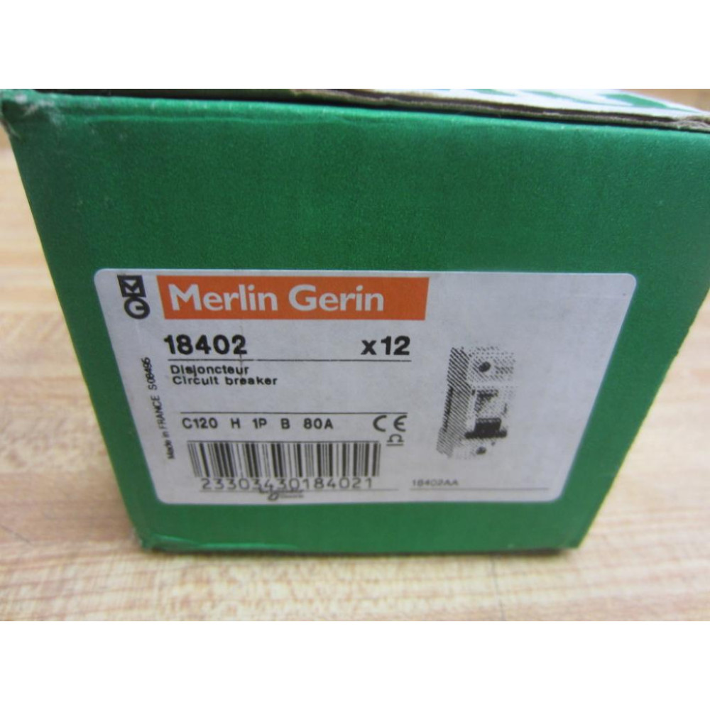 Merlin Gerin 18402 Square D Breaker 80A MG18402 Schneider (Pack of 10)