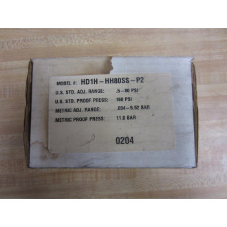 Barksdale HD1H-HH80SS-P2 Pressure Switch  HD1HHH80SSP2