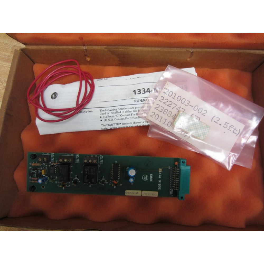Allen Bradley 50916 Trip Control Bd 1334-MOD-W3 0544-0 - Used
