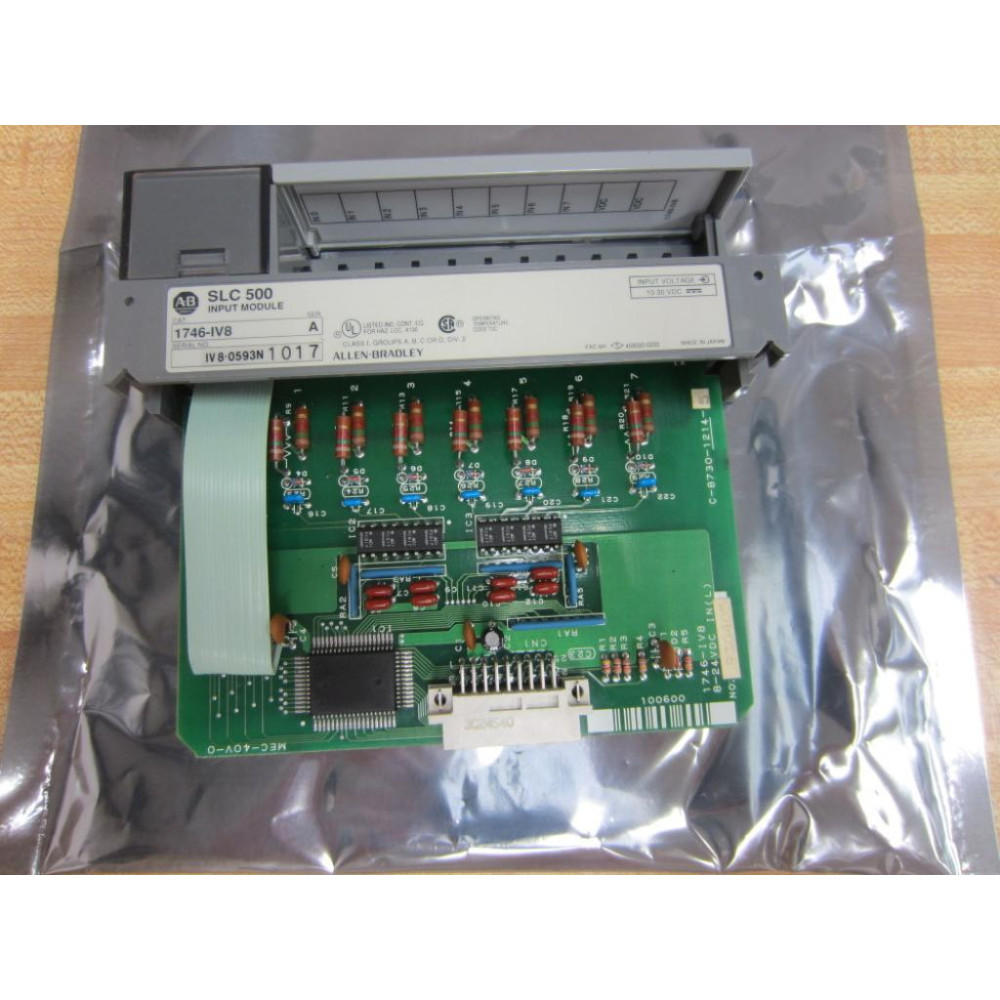 Allen Bradley 1746-IV8 Input Module 1746-1V8 Ser.A - Used