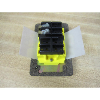Square D BW151 Control Station Front Cover 9001BW151 Cover OnlyNo Button - Used