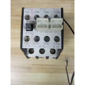 Siemens 3TF4222-0B Contactor 3TF42220B Bad Points - Used