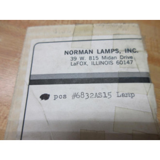 Norman Lamps 6832AS15 Miniature Lamps Light Bulbs (Pack of 25)