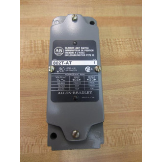 Allen Bradley 802T-AT Limit Switch 802TAT Ser 1 WO Head - New No Box