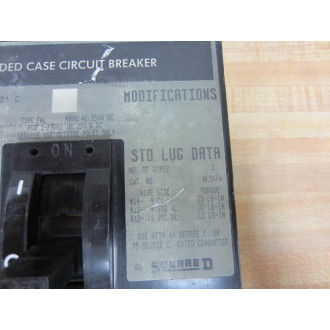 Square D FAL34015 Circuit Breaker 15 Amp FAL30415 - Used