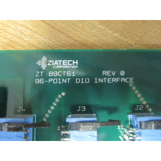 Ziatech ZT89CT61 96 Point Interface Board WO Diode - Parts Only