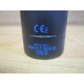 Asco 099257-005-D Solenoid Coil 099257005D WO Metal Housing - New No Box