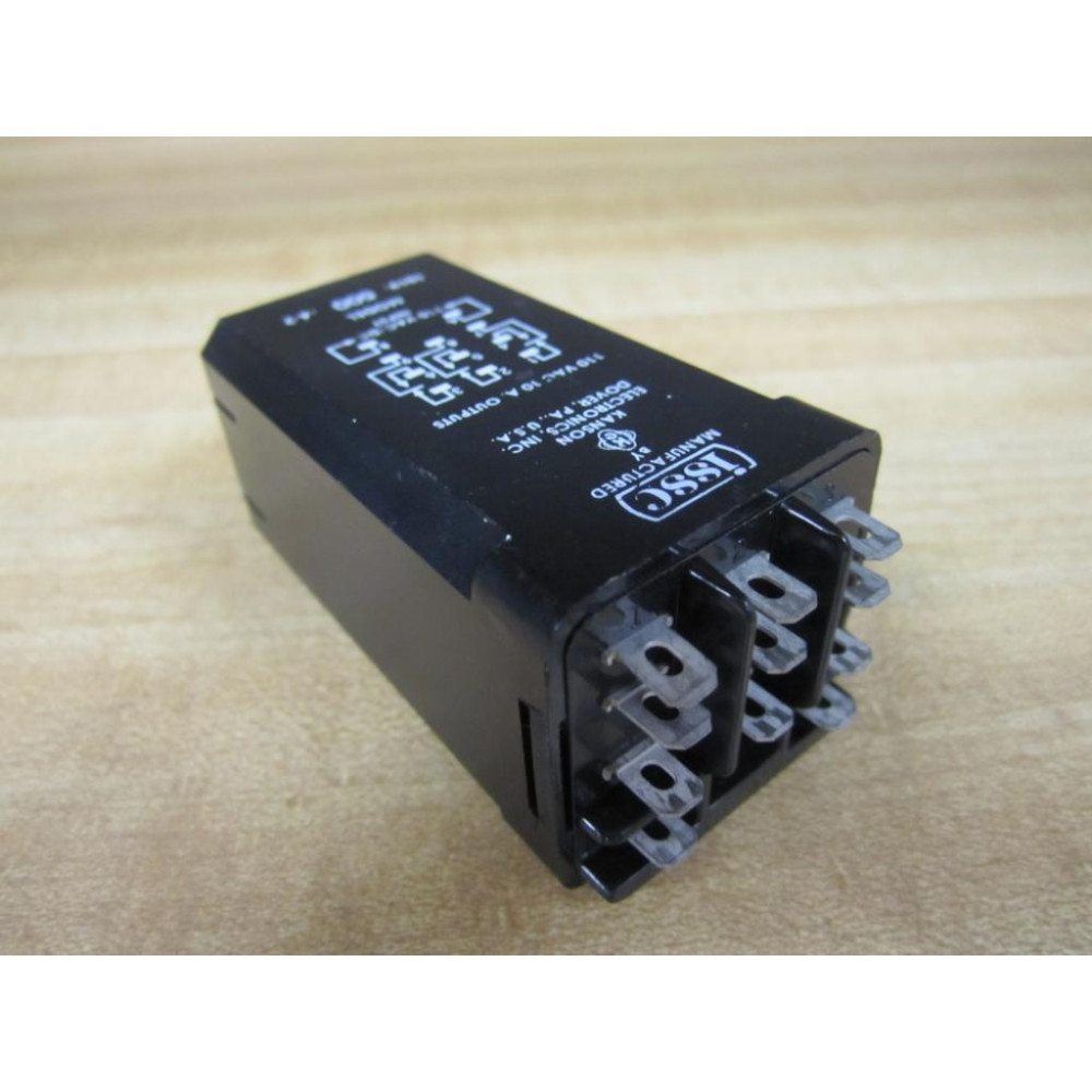 ISSC 1019-500-4-2 Relay 101950042 0.5-500 Seconds Adjustable - Used