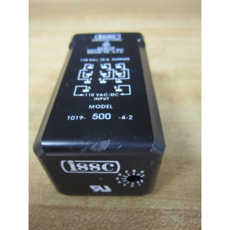 ISSC 1019-500-4-2 Relay 101950042 0.5-500 Seconds Adjustable - Used