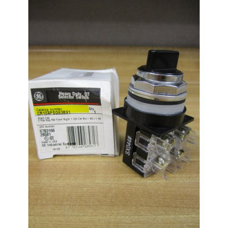 General Electric CR104PSG63B91 Selector Switch CR104P 2 Position wContact