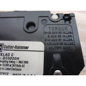 Cutler Hammer QC3020H Eaton Circuit Breaker - New No Box