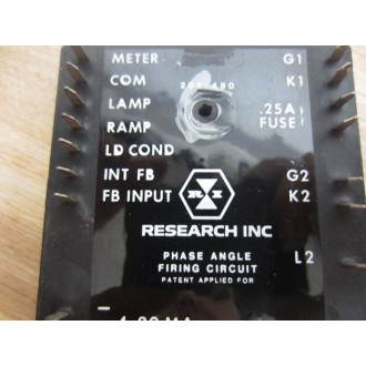 Research 070403-001 Firing Circuit Phase - Used
