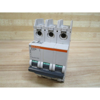 Merlin Gerin 60196 Square D Breaker 20A MG60196 Schneider - Used