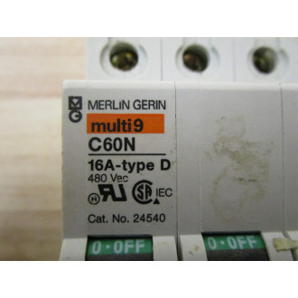 Merlin Gerin 24540 Square D Breaker 16A MG24540 Schneider - Used