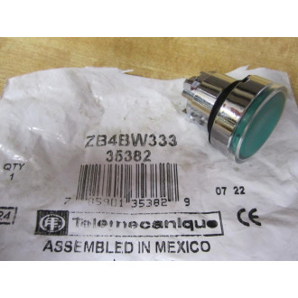 Schneider Telemecanique ZB4 Square D Green Button Green ZB4-BW333