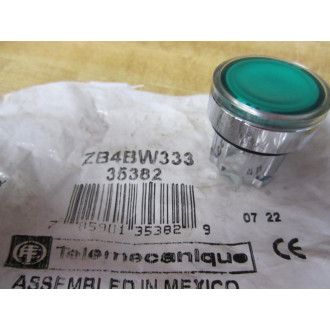 Schneider Telemecanique ZB4 Square D Green Button Green ZB4-BW333