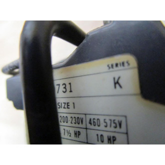 Allen Bradley 709-BOD731 Starter 709-B0D731 - Used