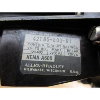 Allen Bradley 509-BOD Starter 509B0D With Wire - Used