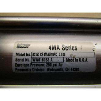 Schrader Bellows 02.50 CF4MAU19AC 3.000 Cylinder - New No Box