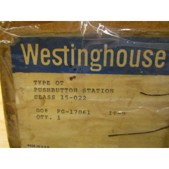 Westinghouse OT 15-022 Pushbutton Station 0T 15-022 FastSlowHighSlow Buttons