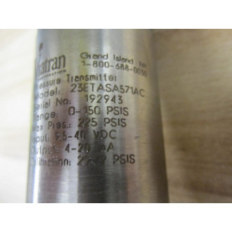 Viatran 23ETASA571AC Pressure Transmitter - Used